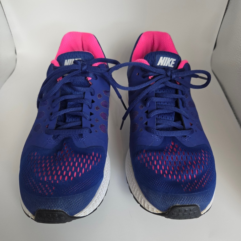 Nike Zoom Pegasus 31 Running Shoes Women's Size 9 Hot Pink & Blue Mesh